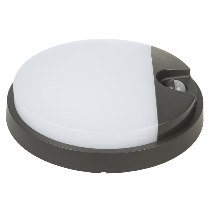 Infraröd rörelsedetektor LED-lampa MCE291 GR 1100lm 15W IP54 Maclean Energy färg grå