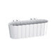 Blomkruka 4.9L med krokar vit Boardee krok DDECZ400-S449