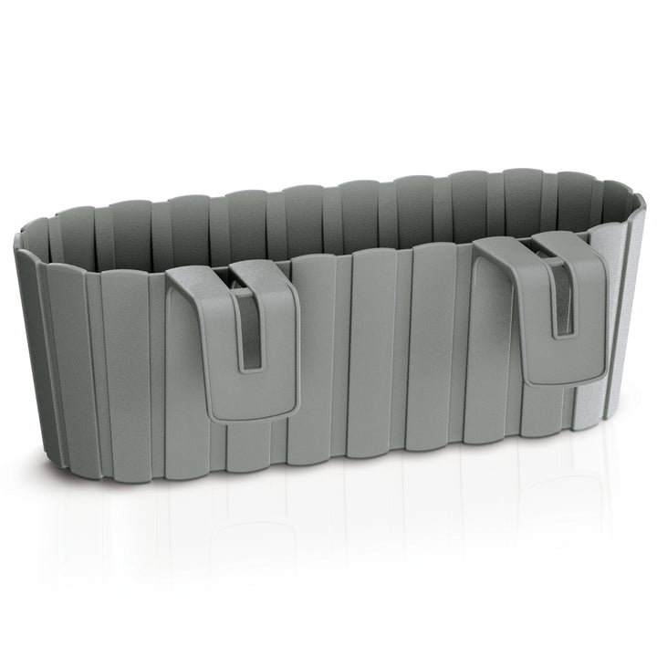 Kruka med krokar - grå, Boardee Hook balkongplanter DDECZ400-405U