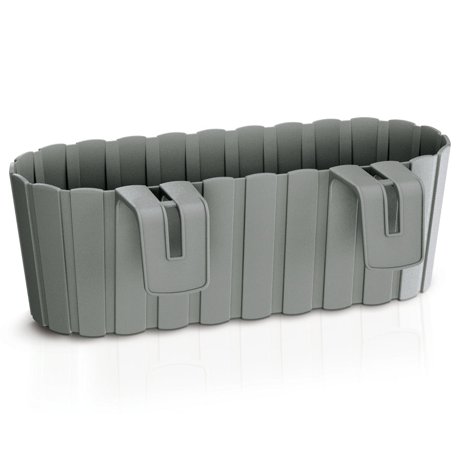 Kruka med krokar - grå, Boardee Hook balkongplanter DDECZ400-405U