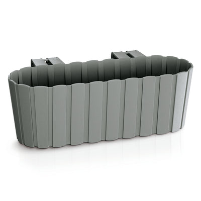 Kruka med krokar - grå, Boardee Hook balkongplanter DDECZ400-405U