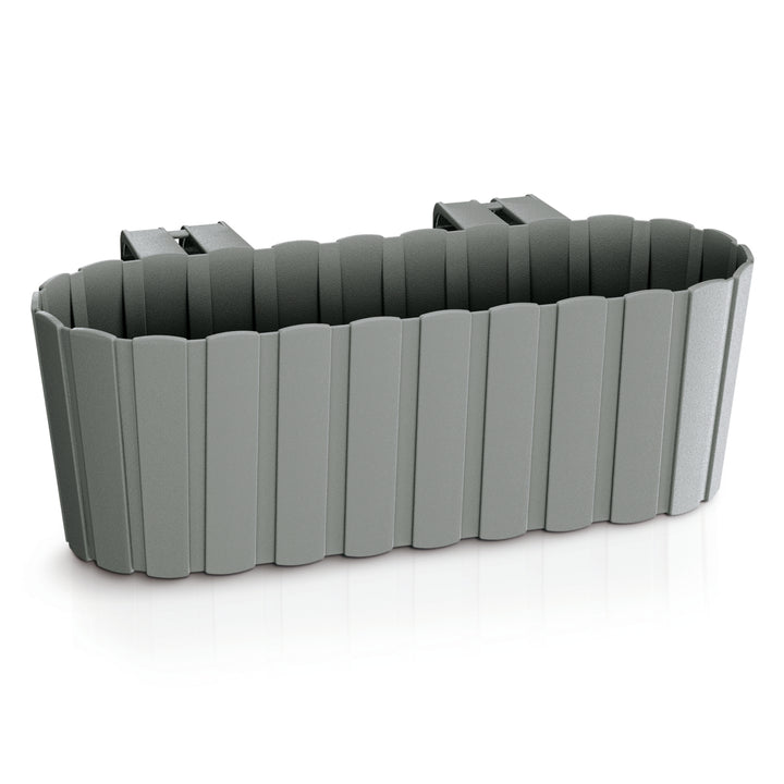 Kruka med krokar - grå, Boardee Hook balkongplanter DDECZ400-405U