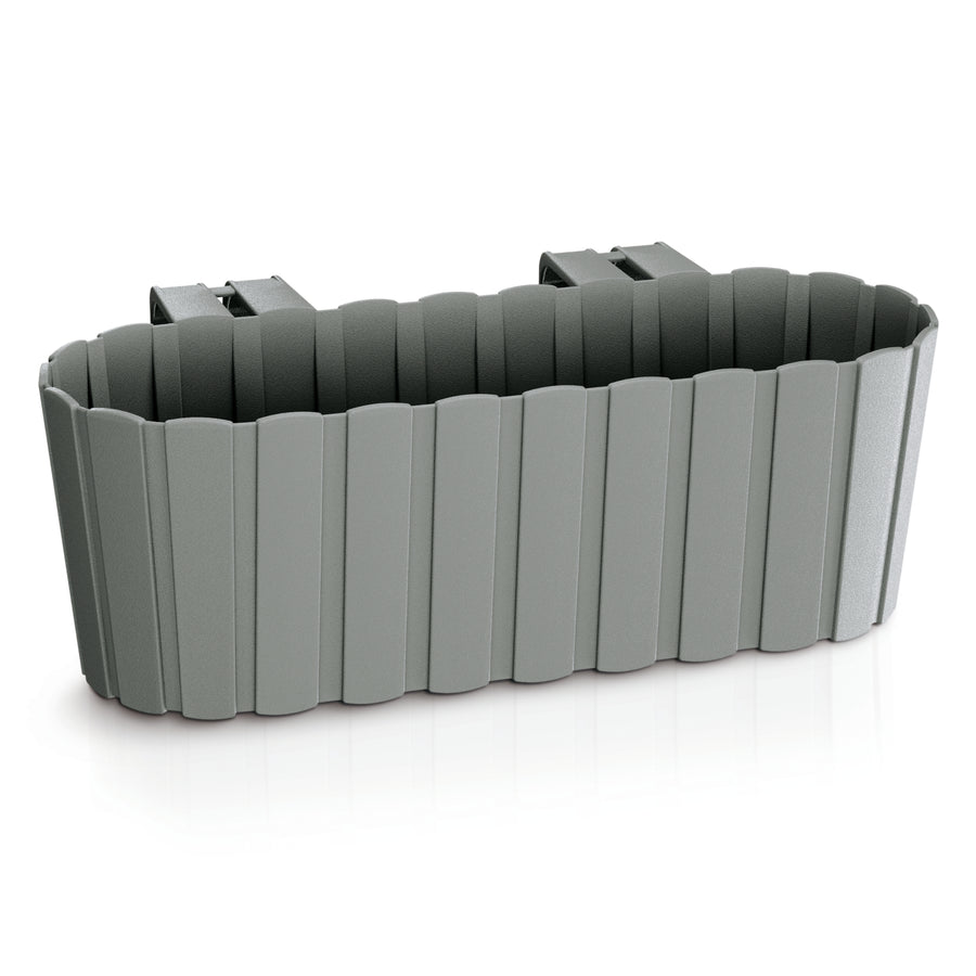 Kruka med krokar - grå, Boardee Hook balkongplanter DDECZ400-405U