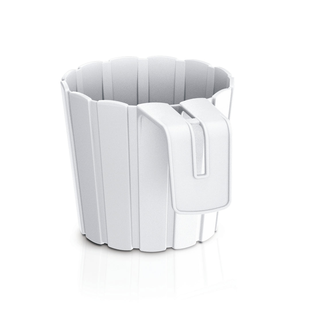 Balkongplanter med krok Boardee Hook DDEZ150-S449 - vit