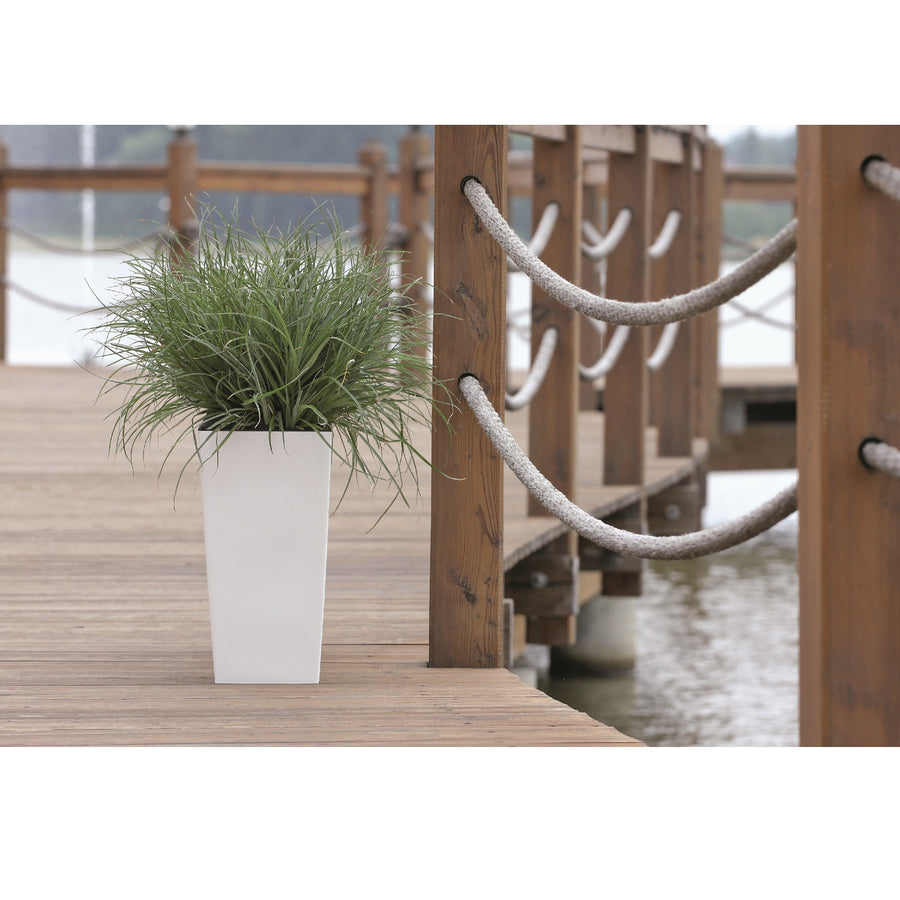 Prosperplast blomkruka med insats Urbi Square DURS200-S449 - vit