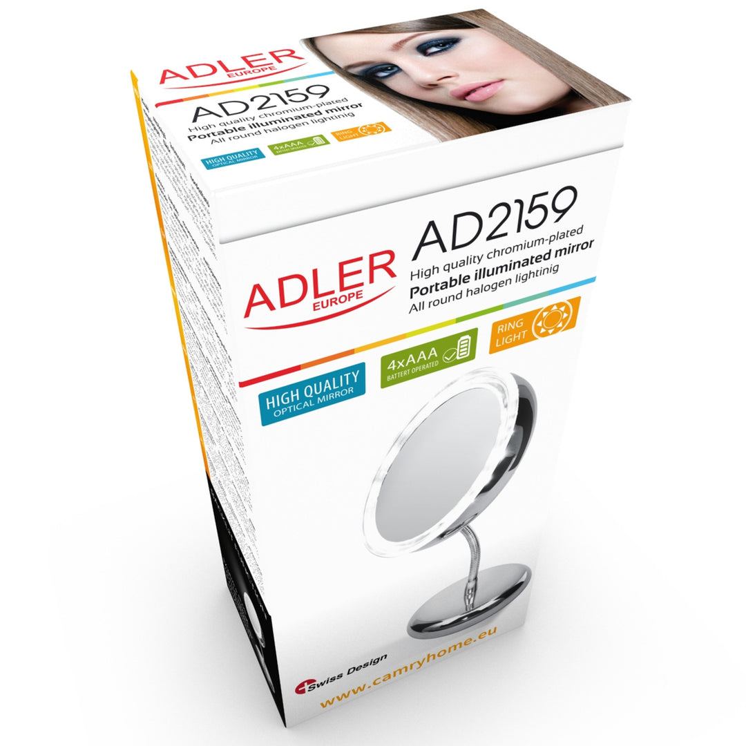 Kosmetisk spegel med LED-ljus Adler AD 2159