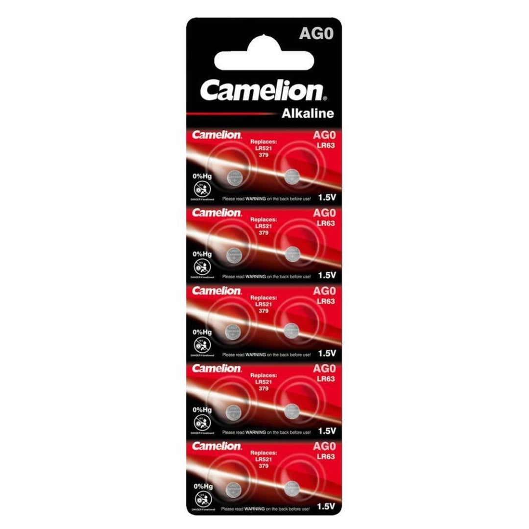 10x Camelion AG0 LR521 1,5V 12mAh batteri för klockor och enheter