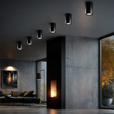 Halogen spotlight GU10 MCE422, 80x115mm, aluminium, färg svart