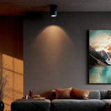 Halogen spotlight GU10 MCE422, 80x115mm, aluminium, färg svart