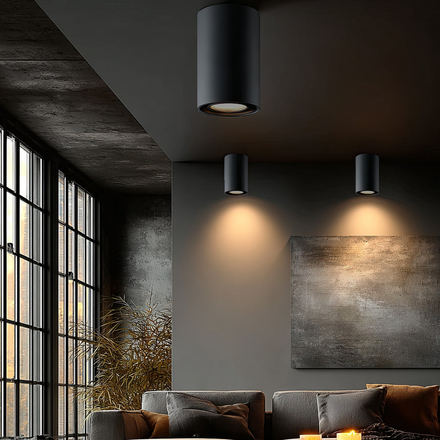 Halogen spotlight GU10 MCE422, 80x115mm, aluminium, färg svart