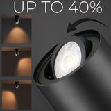 Halogen spotlight GU10 MCE422, 80x115mm, aluminium, färg svart