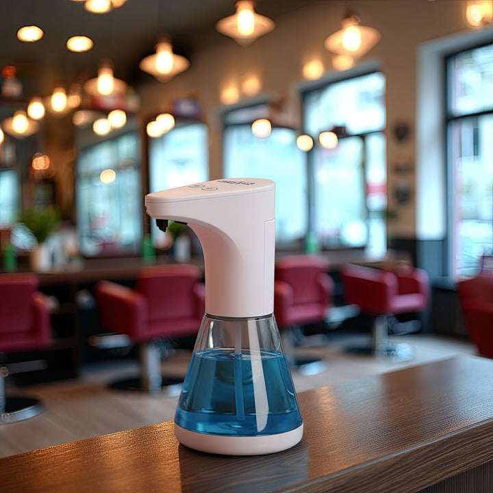 Automatisk dispenser för behållare för flytande tvålar, desinfektionsmedel och geler Promedix PR-530 480ml för 4 AA-batterier