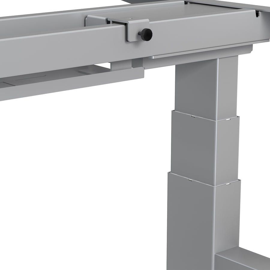 Dubbelt höj- och sänkbart elektriskt skrivbord Ergo Office, maxhöjd 128 cm, max 125 kg x2, utan bordsskiva (2 delar), grått, ER-404G