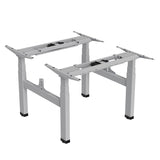 Dubbelt höj- och sänkbart elektriskt skrivbord Ergo Office, maxhöjd 128 cm, max 125 kg x2, utan bordsskiva (2 delar), grått, ER-404G