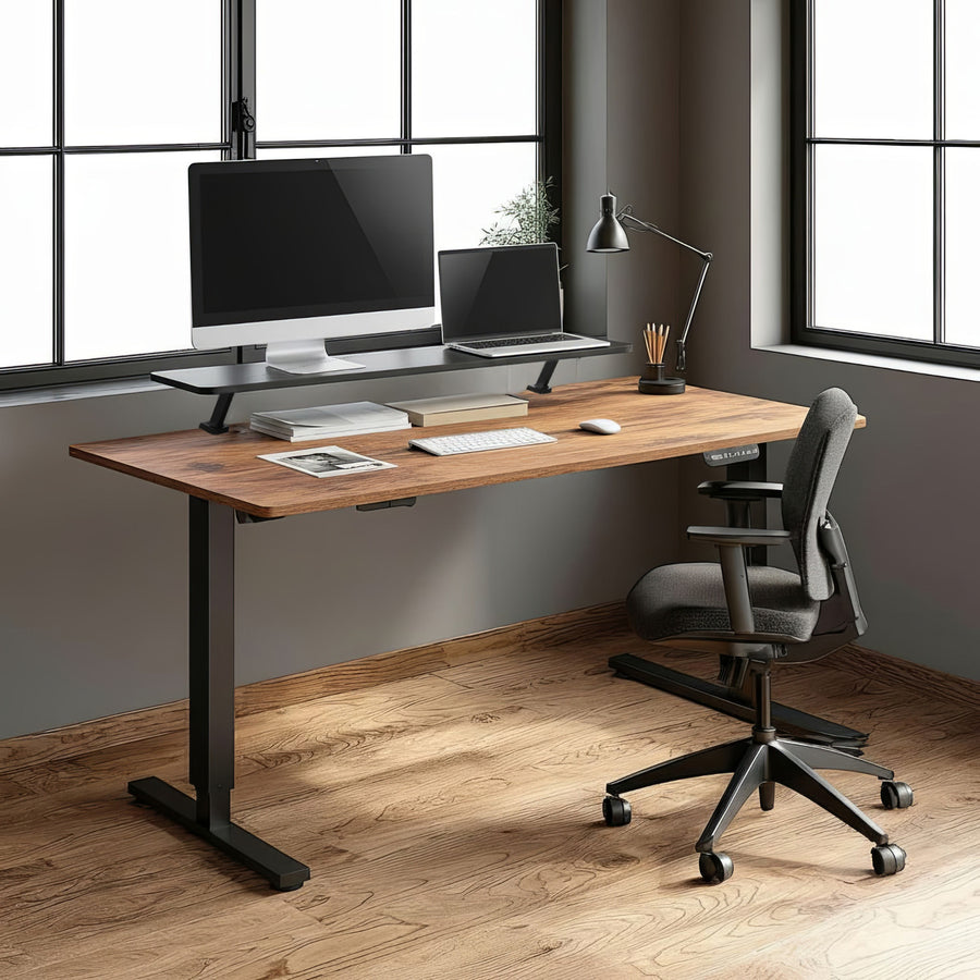 Ergo Office Tabletop Monitor Shelf, skruvbar, 13"~32", max 20kg, ER-409