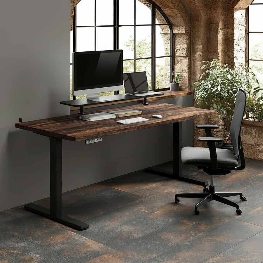 Ergo Office Tabletop Monitor Shelf, skruvbar, 13"~32", max 20kg, ER-409