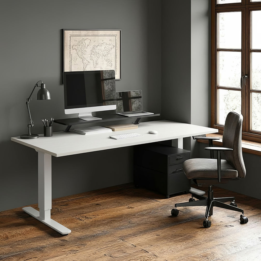 Ergo Office Tabletop Monitor Shelf, skruvbar, 13"~32", max 20kg, ER-409