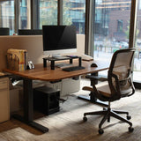 Ergo Office skärmstativ, justerbart, med trådlös Qi-laddare, max 20 kg, 17-32", ER-415