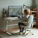 Ergo Office ergonomiskt höj- och sänkbart skrivbord för barn, grått, max 100 kg, ER-417 2cz