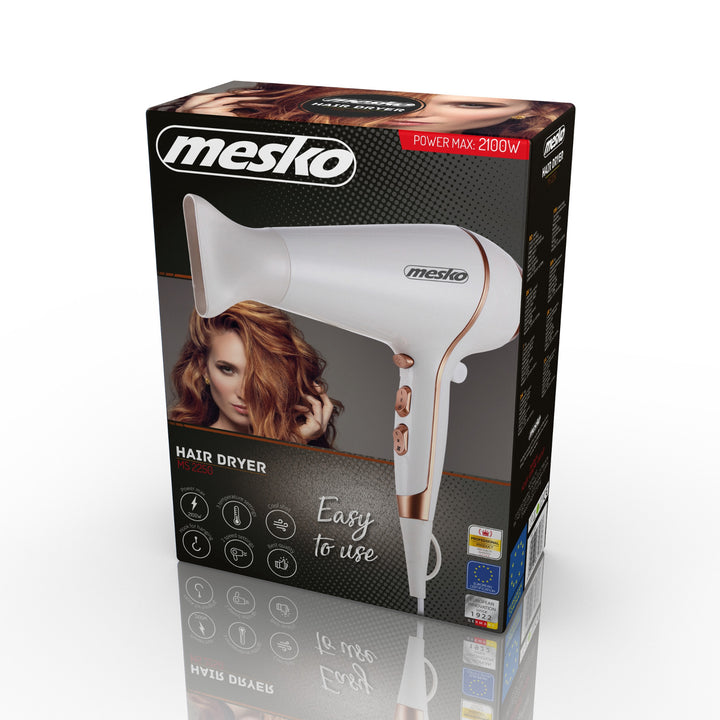 Mesko MS2250 kallblåsande hårtork