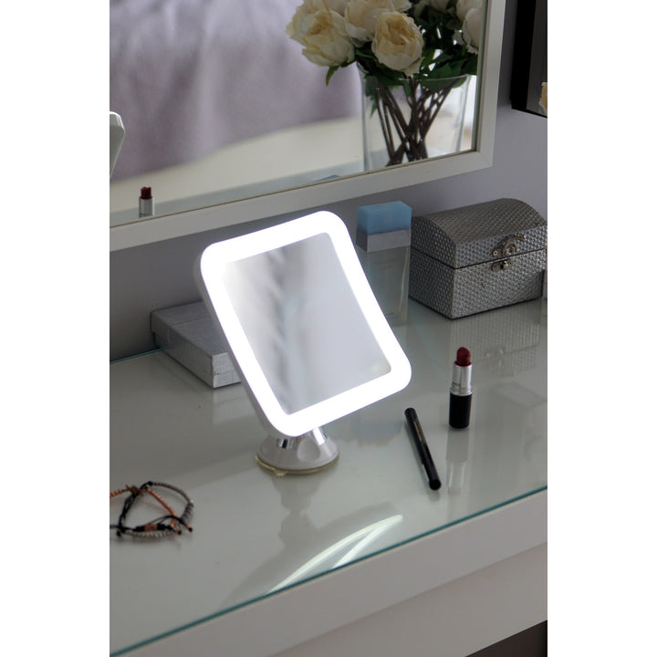 Badrumsspegel, vridbar med LED-belysning CR 2169