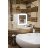 Badrumsspegel, vridbar med LED-belysning CR 2169