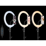 TRACER RING 30cm Ringljus med 210cm Stativ - Perfekt för Professionell Belysning