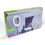 TRACER RING 30cm Ringljus med 210cm Stativ - Perfekt för Professionell Belysning