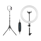 TRACER RING 30cm Ringljus med 210cm Stativ - Perfekt för Professionell Belysning