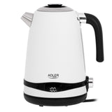 Adler vattenkokare, trådlös, LCD-display, 2200 W, 1,7 l, AD 1295w