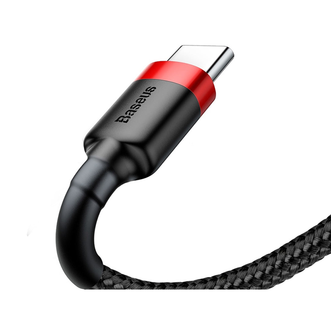 Baseus-kabel, USB typ C, längd 50 cm, 3A, svart, BASKBK46595