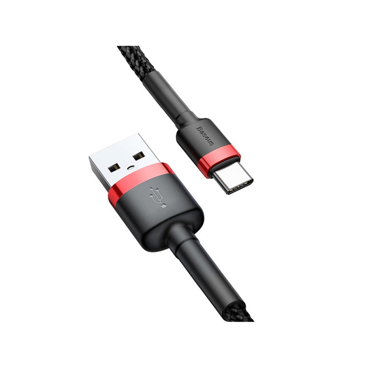 Baseus-kabel, USB typ C, längd 50 cm, 3A, svart, BASKBK46595