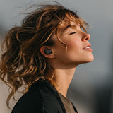 TWS BT 5.1 Audiocore öronsnäckor med 300 mAh laddningsbas, 30 mAh hörlurar, svart AC580