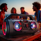 Audiocore bazooka bärbar högtalare, bluetooth 5.0, FM-radio, mikrokort, SDIPX4, 2000mAh, AC875