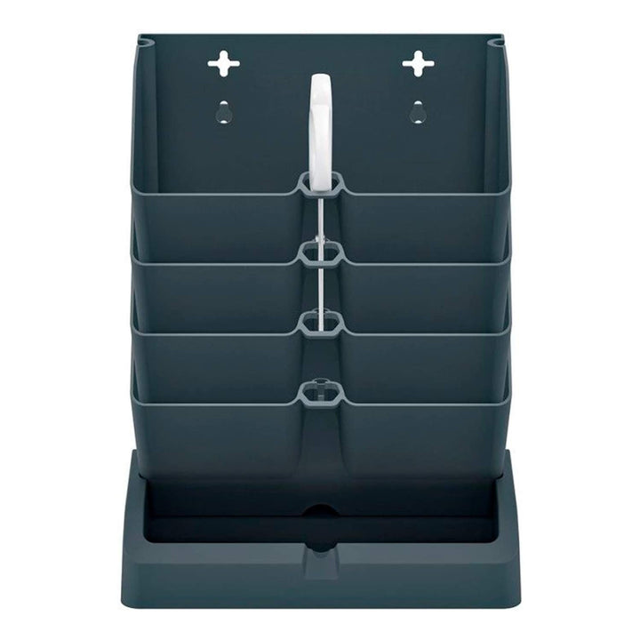 Vertikal trädgård stående modulära blomkrukor Mini Cascade antracit