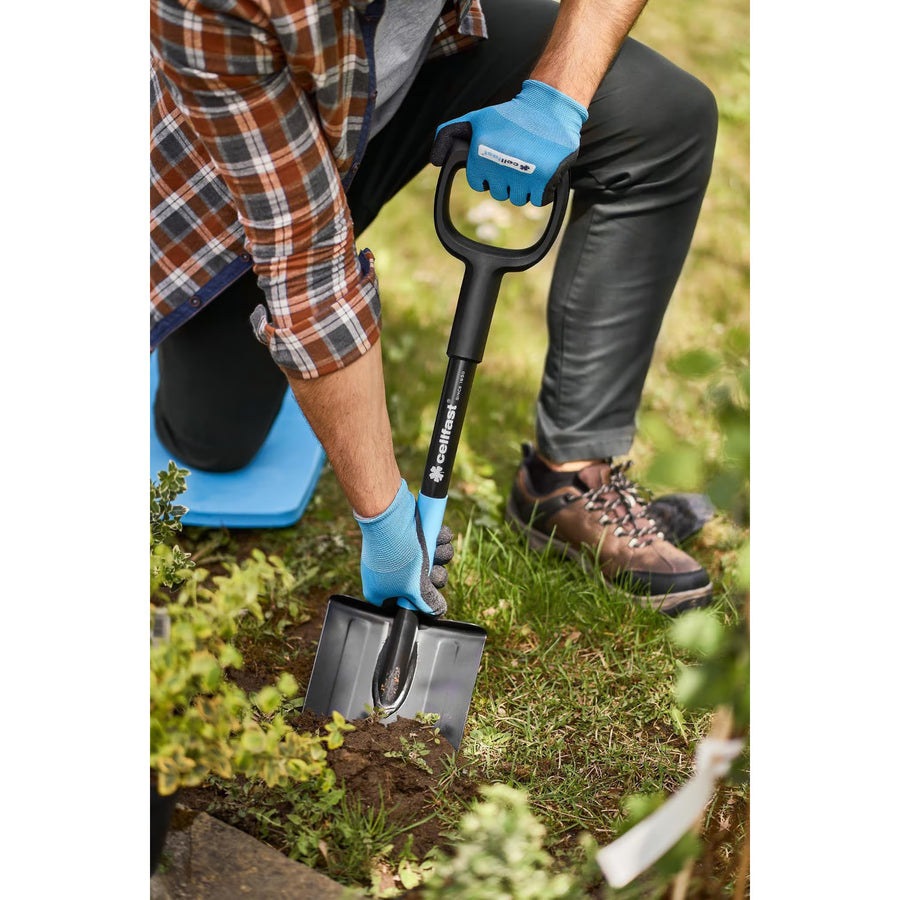 Cellfast kort spade, för arbete i hård jord, längd 78 cm, borstål, CELLPRO