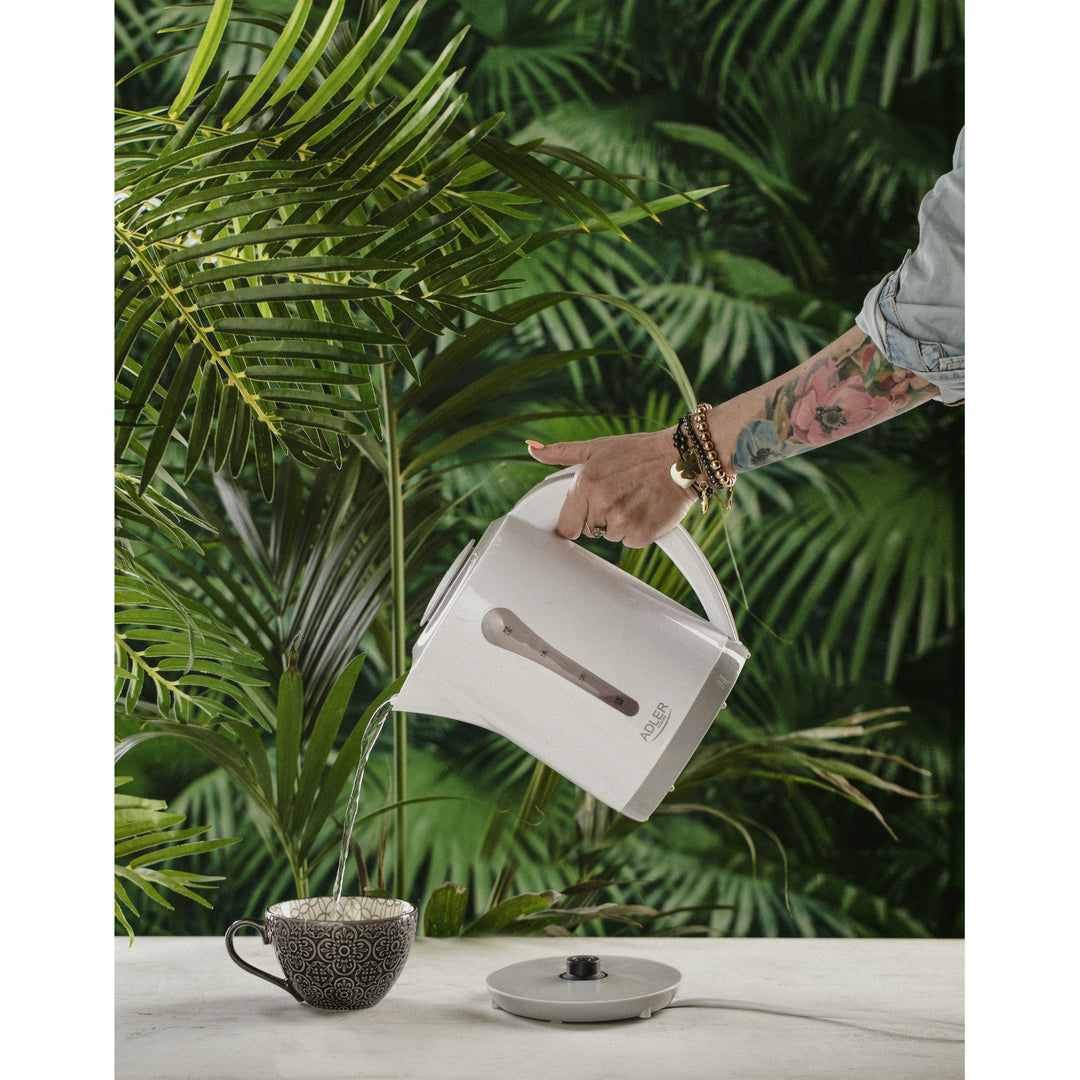 Stor XXL 2,5L elektrisk vattenkokare Adler AD 1244 effekt 2200W
