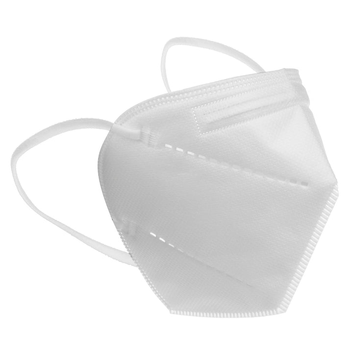 Uppsättning med 50 vita FFP2-filtermasker
