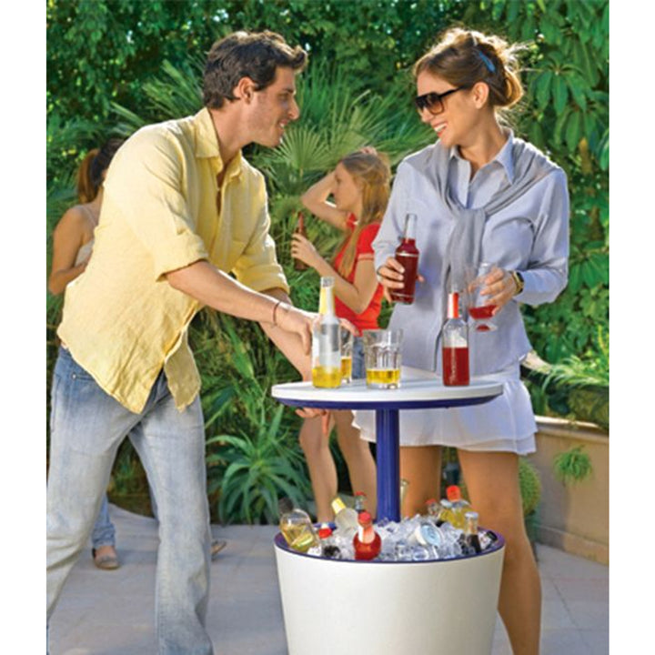 Trädgårdsbar Keter Cool Bar 3in1 Bord, bar och kyl gräddbrun