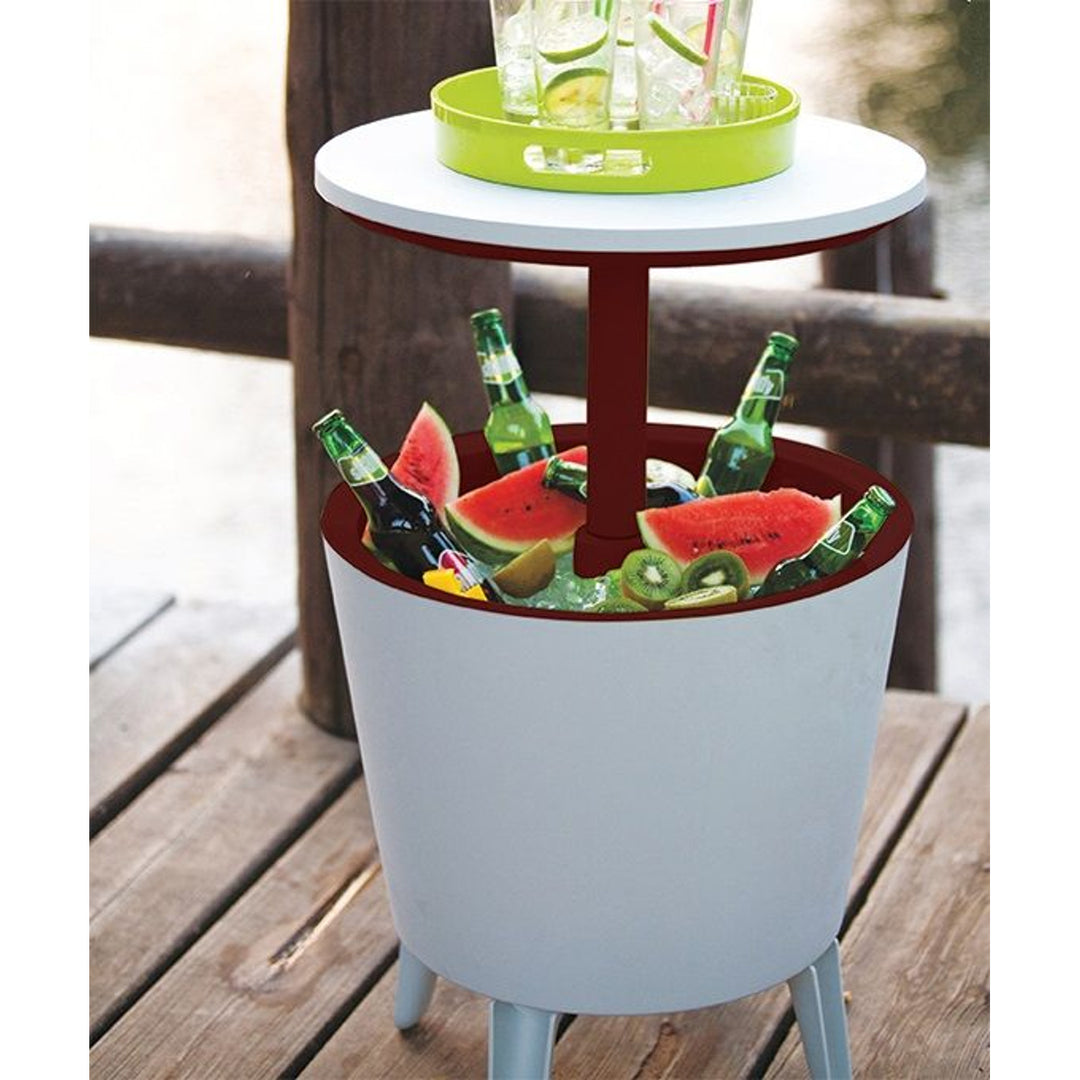 Trädgårdsbar Keter Cool Bar 3in1 Bord, bar och kyl gräddbrun