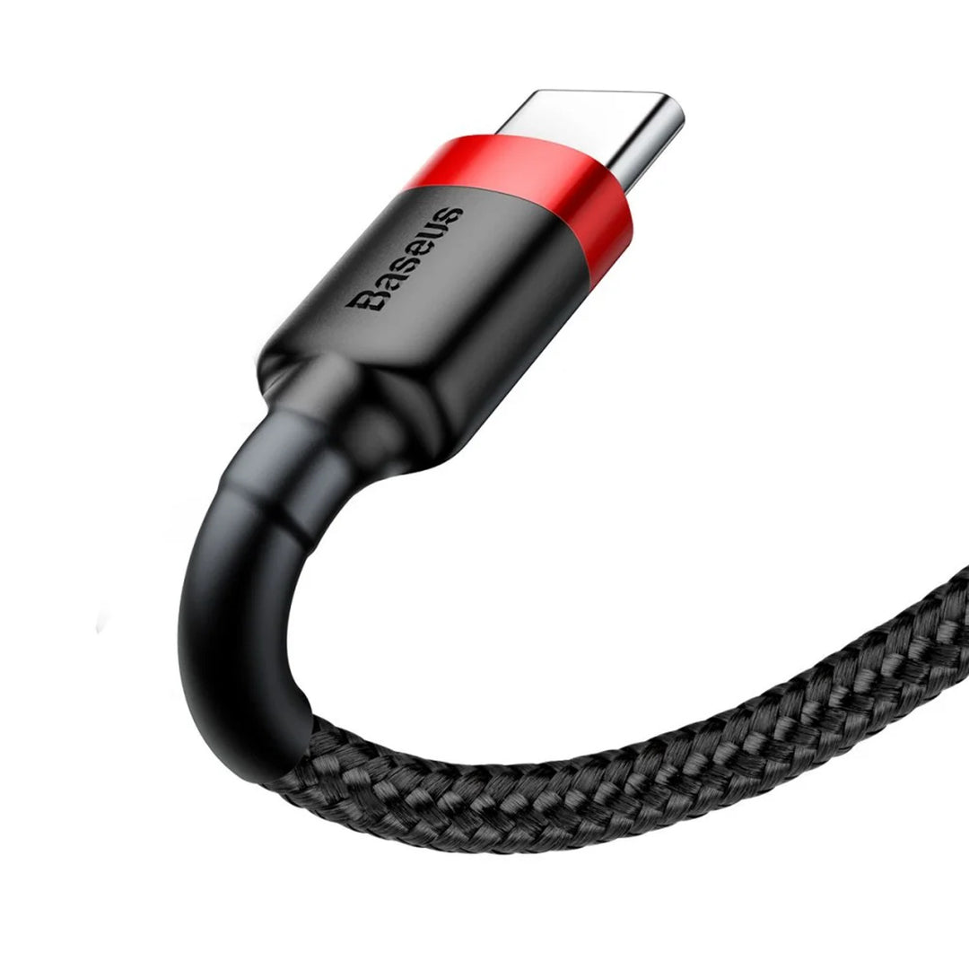 USB A-kontakt - USB-C-kontakt 1m CATKLF-B91 Röd+Svart Baseus-kabel