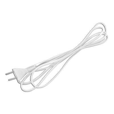 Strömkabel 2x 0,5mm 2m utan ändar vit LXAC16