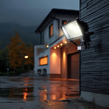 Maclean MCE442 Solar LED-Lampa Med Rörelsesensor Strålkastare Solar Vägglampa Skymning Sensor Solar Ljus IP44 6W 360 Lumen 6000K