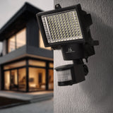 Maclean MCE442 Solar LED-Lampa Med Rörelsesensor Strålkastare Solar Vägglampa Skymning Sensor Solar Ljus IP44 6W 360 Lumen 6000K
