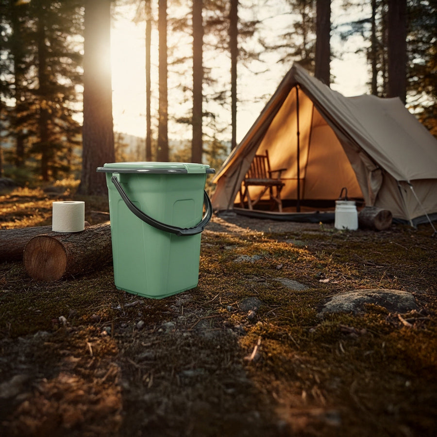 GreenBlue GB320GG grön-grå resetoalett