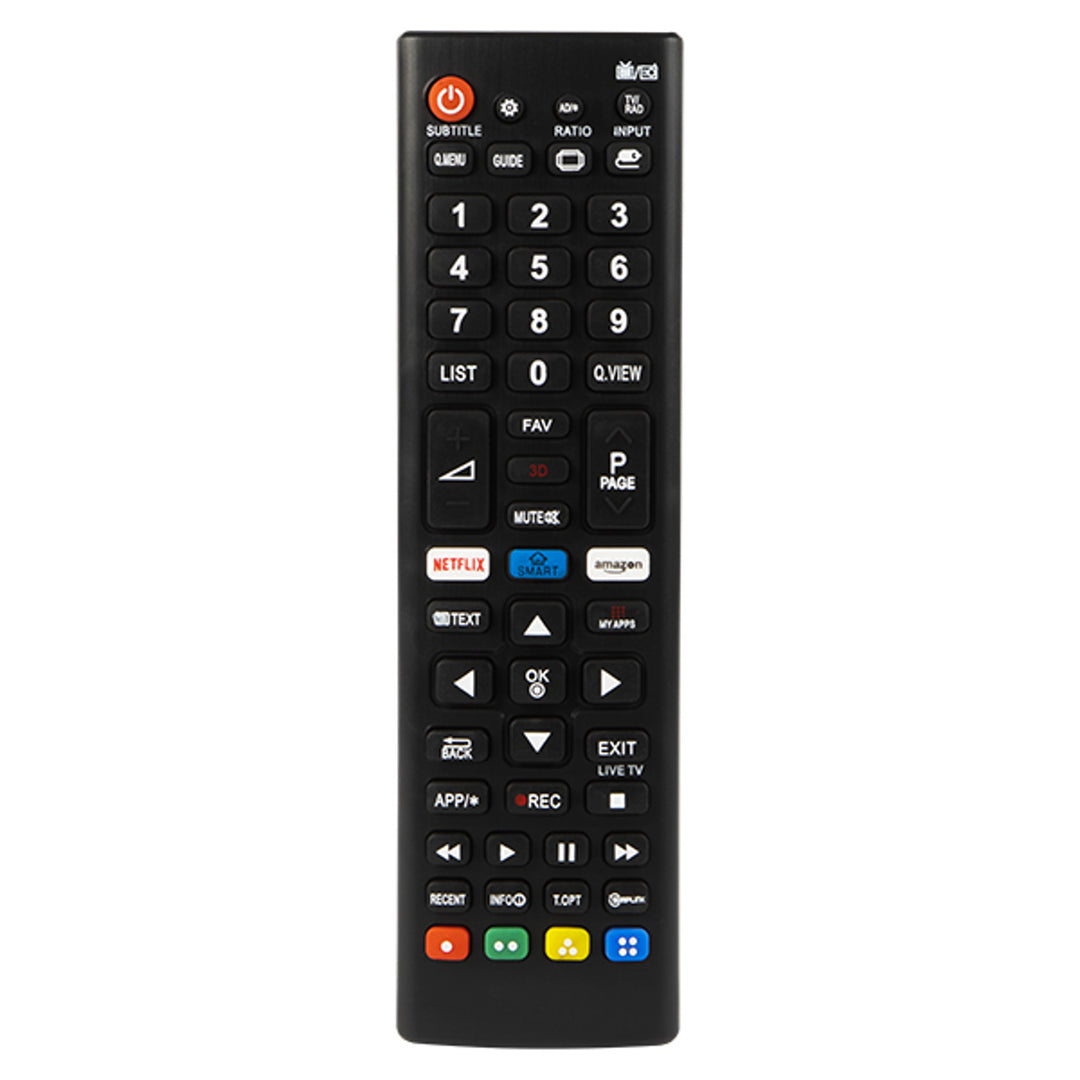 Universell fjärrkontroll för LG TV, videobandspelare och DVR-enheter
