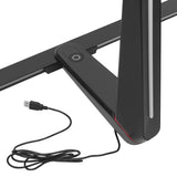 NanoRS RS167 Gamingmonitorstativ Höjdjusterbart RGB LED 32-55" Max. VESA 400x400 Max. 40kg