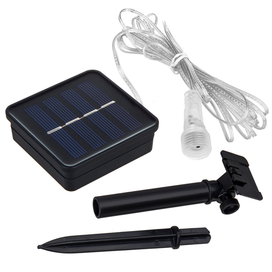 Maclean MCE411 Solar Led Lights 2.4m, 144 lysdioder, LED-läge, 800mAh Li-batteri, fallande istappar