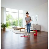 Green Blue GB870 MaxiClean Platt Moppset Med 2 i 1 Rengöringshink 5,7L Moppset Golvtorkare Mopp Rengöringssystem Renare 360° Roterande Mopphuvud