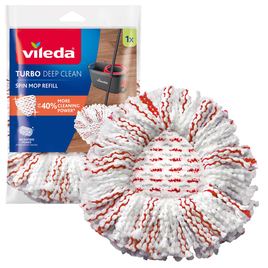 Vileda Turbo Deep Clean-moppinsats i mikrofiber
